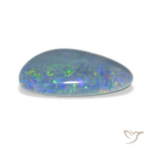Opala Triplet Multicolorido Natural 8.97ct, Chique, Opaco