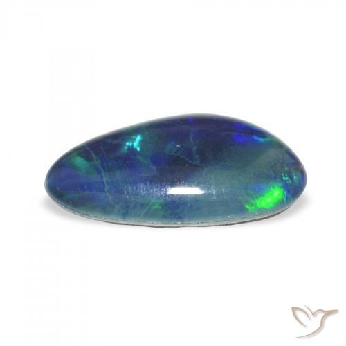 Opala Triplet Multicolorido Natural 3.33ct, Chique, Opaco