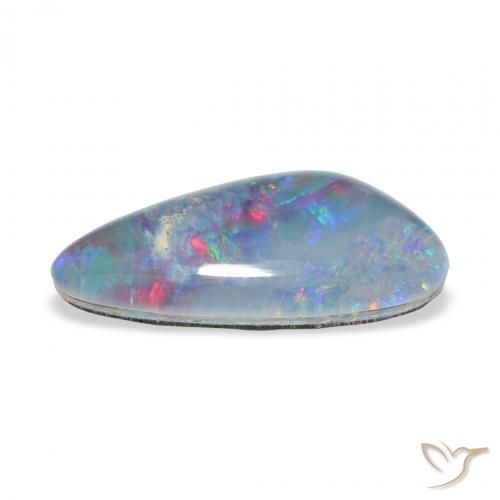 Opala Triplet Multicolorido Natural 4.17ct, Chique, Opaco