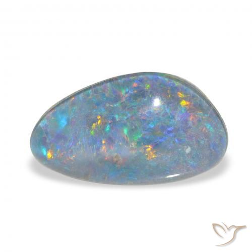 3.39ct Multicolorido Opala Triplet, Chique, Opaco