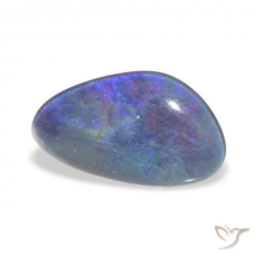 Opala Triplet Multicolorido Natural 3.15ct, Chique, Opaco