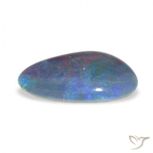 Opala Triplet Multicolorido Natural 3.15ct, Chique, Opaco