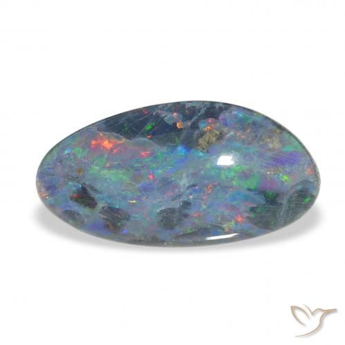 4.20ct Multicolorido Opala Triplet, Chique, Opaco