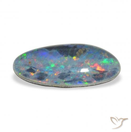 Opala Triplet Multicolorido Natural 4.20ct, Chique, Opaco