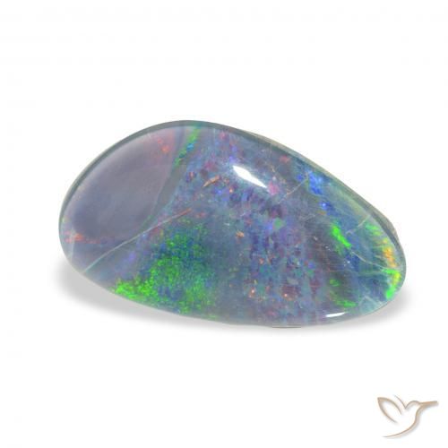 Opala Triplet Multicolorido Natural 3.21ct, Chique, Opaco