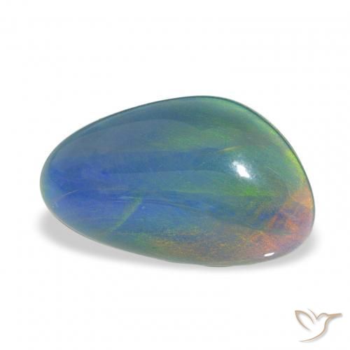 Opala Triplet Multicolorido Natural 3.88ct, Chique, Opaco
