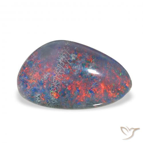 3.78ct Natural Multicolorido Opala Triplet, Chique, Opaco