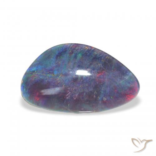 3.71ct Multicolorido Opala Triplet, Chique, Opaco