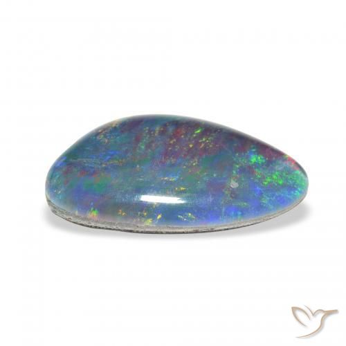 Opala Triplet Multicolorido Natural 3.71ct, Chique, Opaco