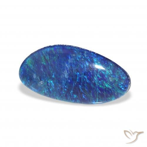 Opala Triplet Multicolorido Natural 3.40ct, Chique, Opaco