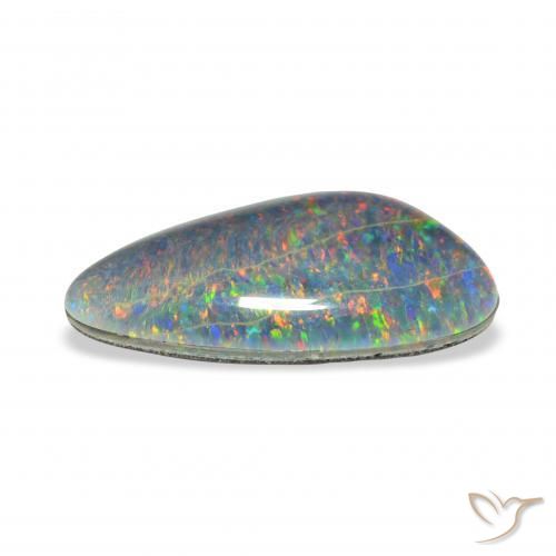 Opala Triplet Multicolorido Natural 4.23ct, Chique, Opaco