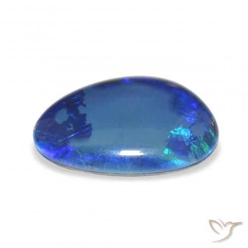 Opala Triplet Multicolorido Natural 6.61ct, Chique, Opaco