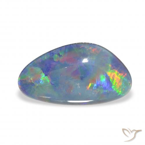4.20ct Natural Multicolorido Opala Triplet, Chique, Opaco