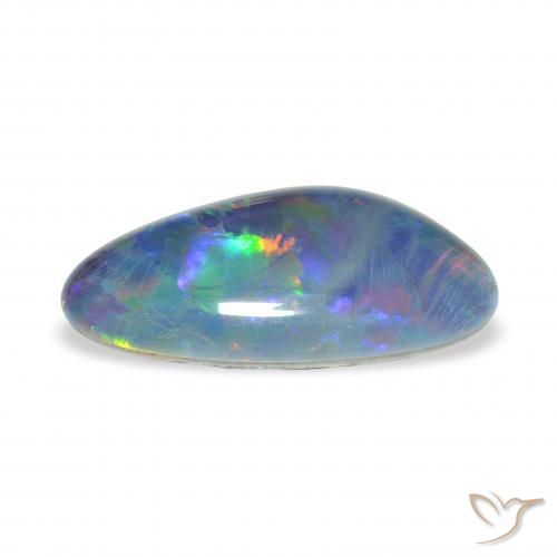 Opala Triplet Multicolorido Natural 4.20ct, Chique, Opaco
