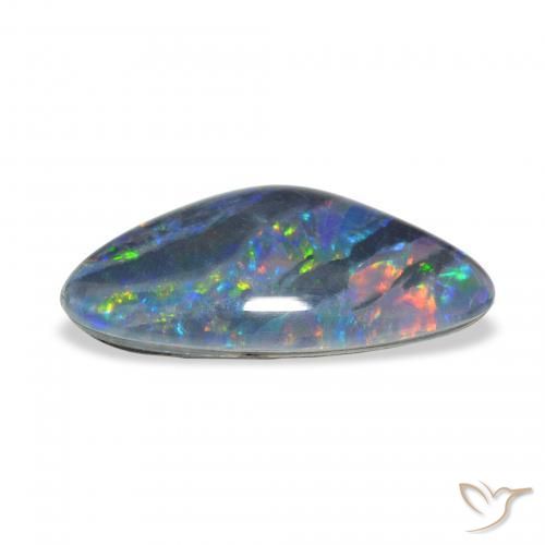 Opala Triplet Multicolorido Natural 6.75ct, Chique, Opaco