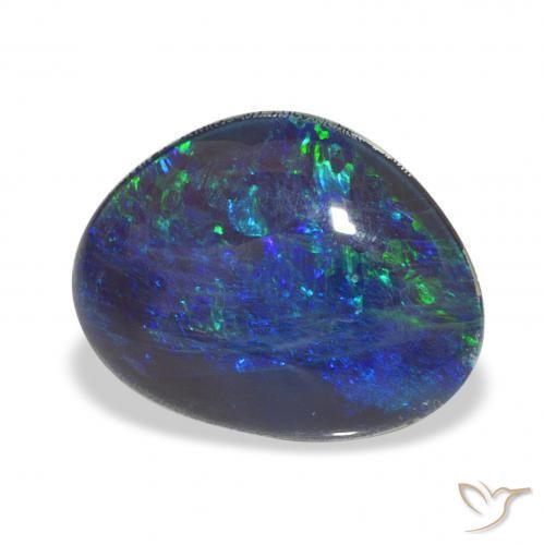 Opala Triplet Multicolorido Natural 6.91ct, Chique, Opaco
