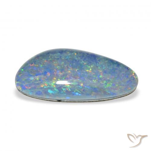 Opala Triplet Multicolorido Natural 7.88ct, Chique, Opaco