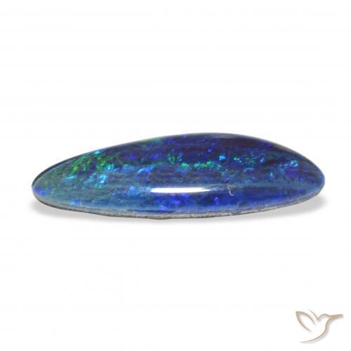 Opala Triplet Multicolorido Natural 4.41ct, Chique, Opaco