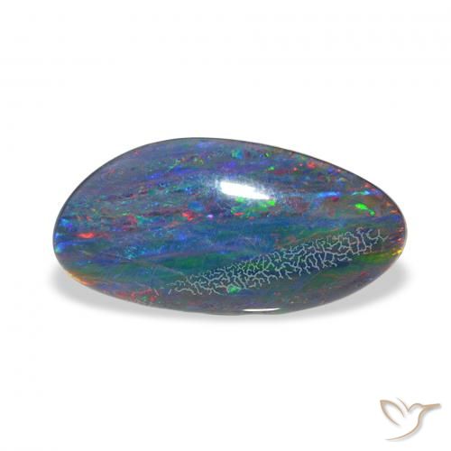 3.38ct Multicolorido Opala Triplet, Chique, Opaco