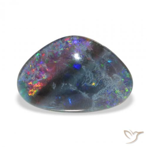 6.75ct Natural Multicolorido Opala Triplet, Chique, Opaco