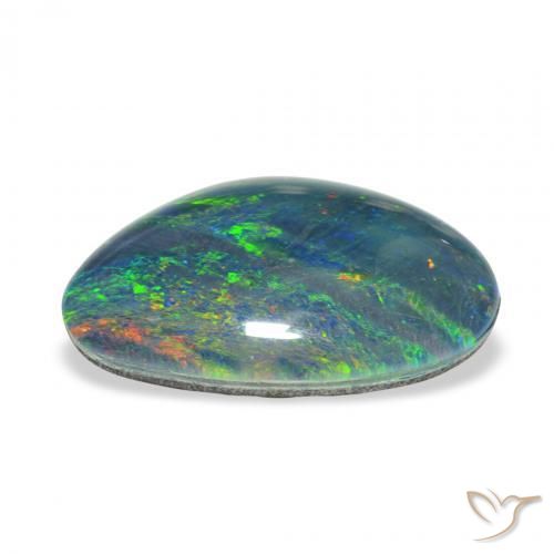Opala Triplet Multicolorido Natural 6.55ct, Chique, Opaco