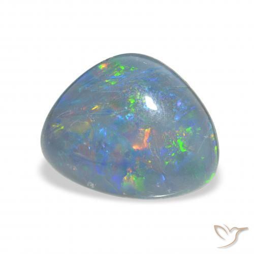 Opala Triplet Multicolorido Natural 3.87ct, Chique, Opaco