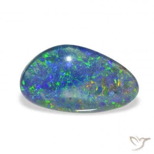 3.22ct Multicolorido Opala Triplet, Chique, Opaco