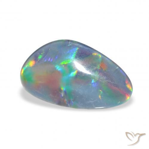 Opala Triplet Multicolorido Natural 3.13ct, Chique, Opaco