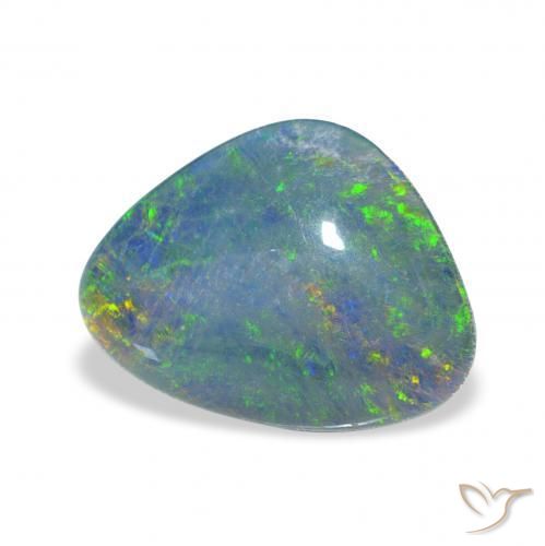 Opala Triplet Multicolorido Natural 4.24ct, Chique, Opaco