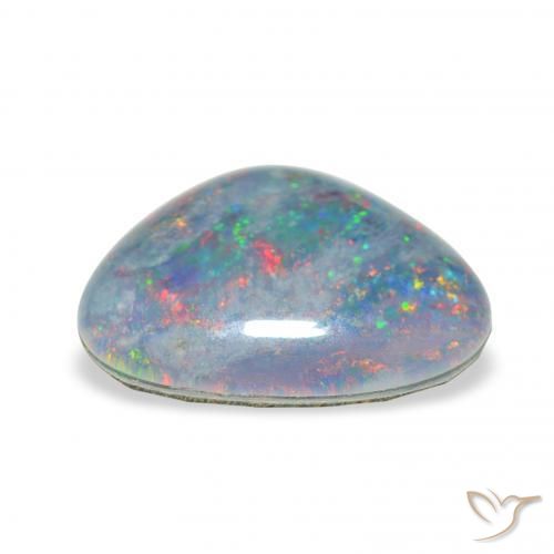 Opala Triplet Multicolorido Natural 4.14ct, Chique, Opaco