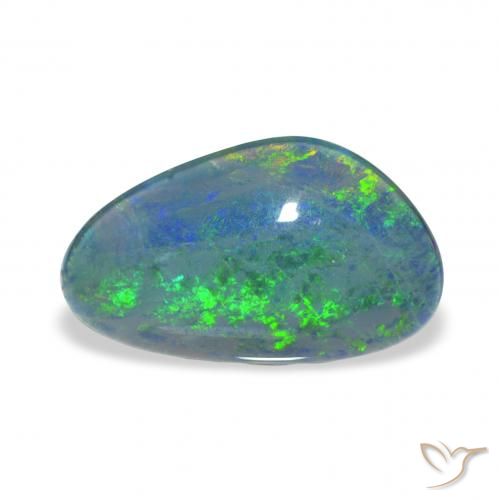 3.46ct Multicolorido Opala Triplet, Chique, Opaco