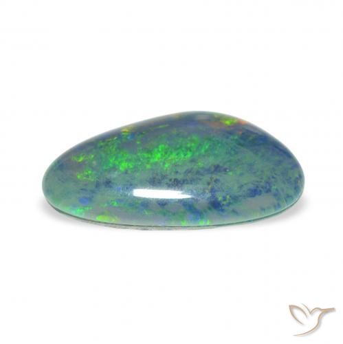 Opala Triplet Multicolorido Natural 3.46ct, Chique, Opaco