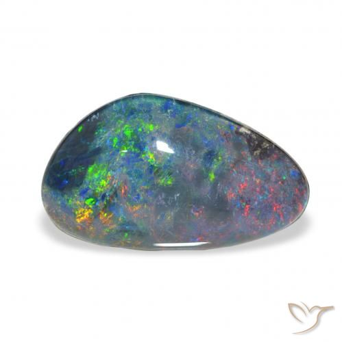 3.73ct Natural Multicolorido Opala Triplet, Chique, Opaco