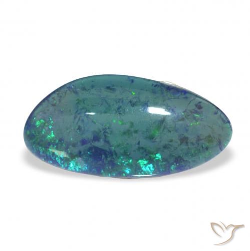 3.16ct Multicolorido Opala Triplet, Chique, Opaco