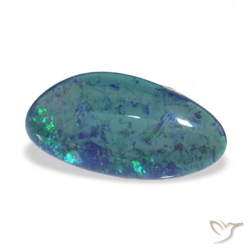 Opala Triplet Multicolorido Natural 3.16ct, Chique, Opaco