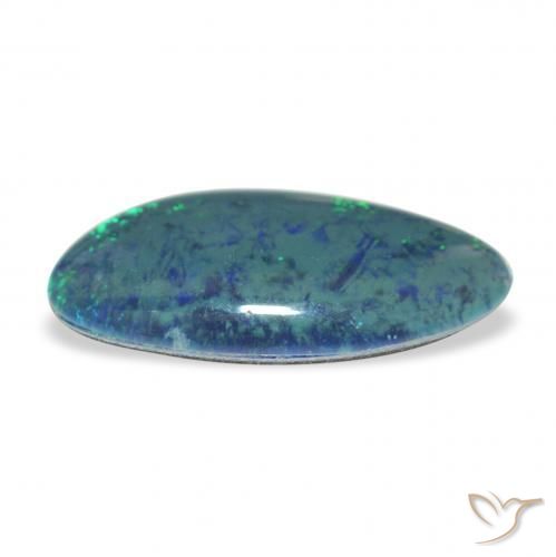 Opala Triplet Multicolorido Natural 3.16ct, Chique, Opaco