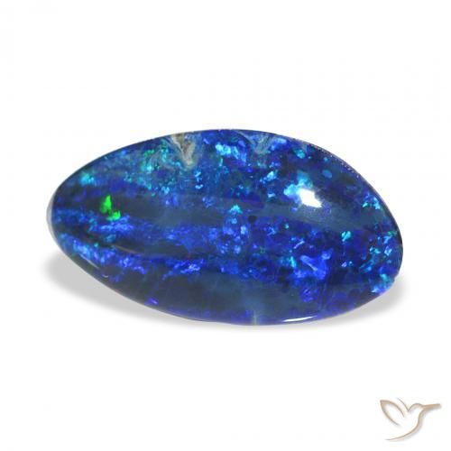 Opala Triplet Multicolorido Natural 4.47ct, Chique, Opaco