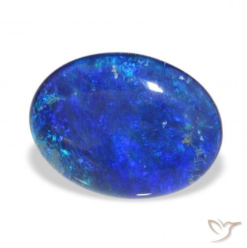 Opala Triplet Multicolorido Natural 5.72ct, oval, Opaco