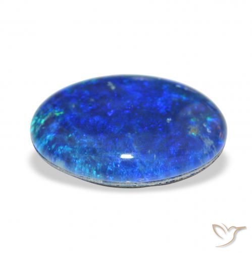 Opala Triplet Multicolorido Natural 5.72ct, oval, Opaco