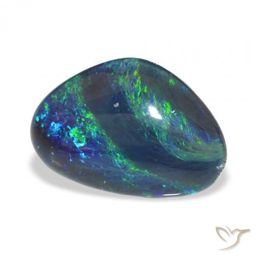 Opala Triplet Multicolorido Natural 6.98ct, Chique, Opaco