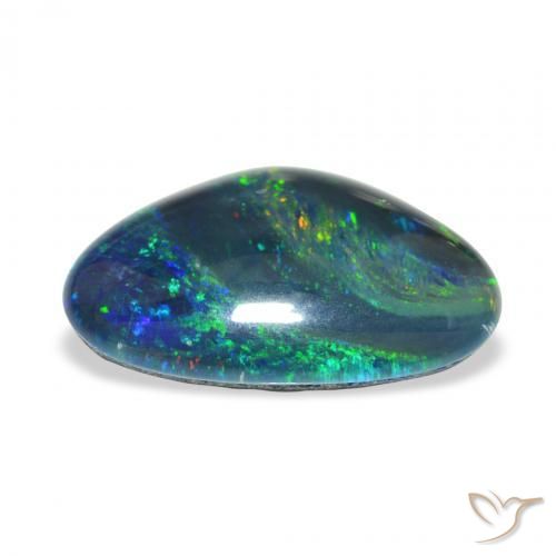Opala Triplet Multicolorido Natural 6.98ct, Chique, Opaco
