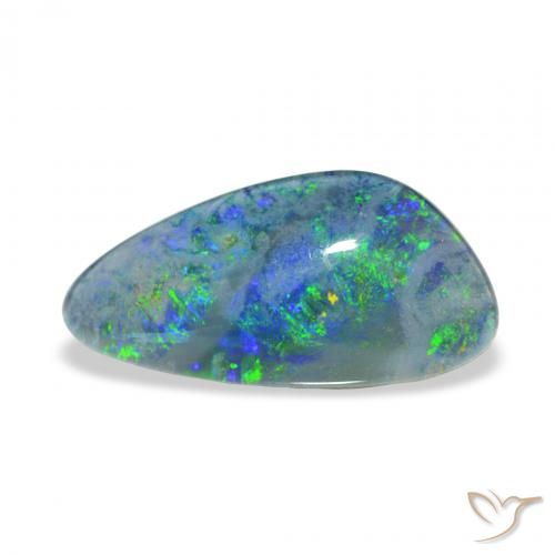4.12ct Multicolorido Opala Triplet, Chique, Opaco