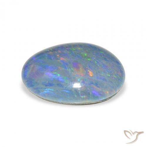 Opala Triplet Multicolorido Natural 9.36ct, Chique, Opaco