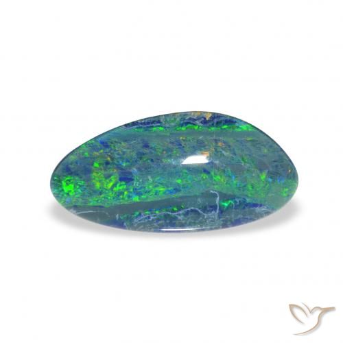 2.52ct Multicolorido Opala Triplet, Chique, Opaco