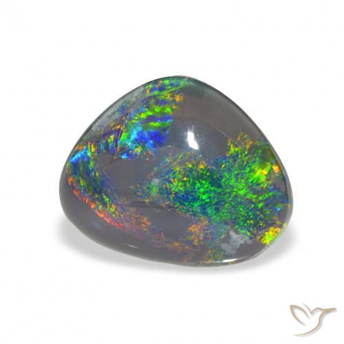 Opala Triplet Multicolorido Natural 4.00ct, Chique, Opaco