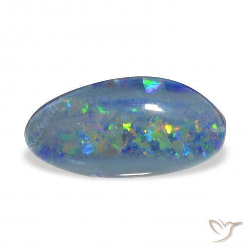 3.60ct Multicolorido Opala Triplet, Chique, Opaco