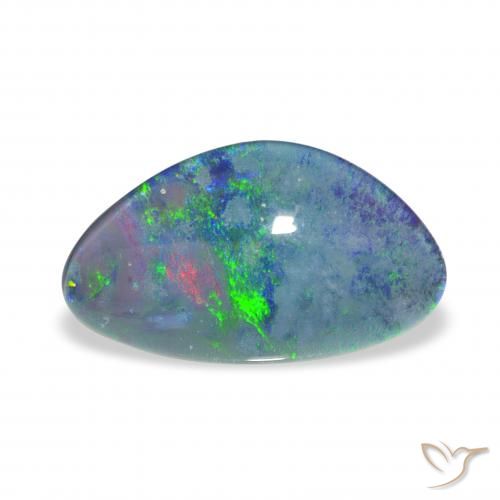 3.85ct Multicolorido Opala Triplet, Chique, Opaco