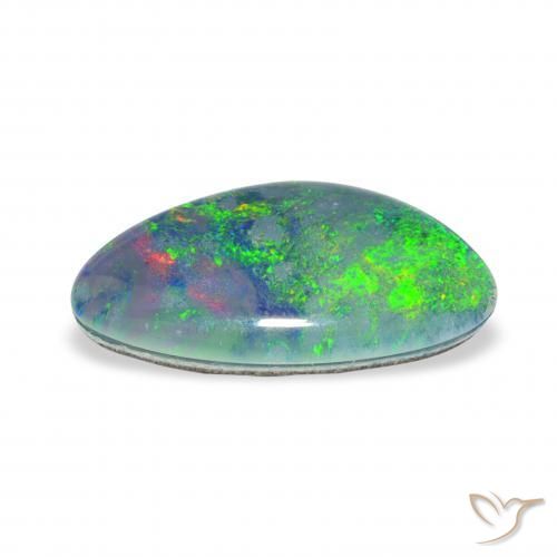 Opala Triplet Multicolorido Natural 3.85ct, Chique, Opaco