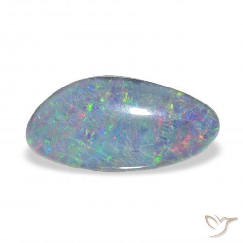 3.66ct Multicolorido Opala Triplet, Chique, Opaco