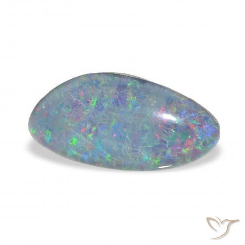 Opala Triplet Multicolorido Natural 3.66ct, Chique, Opaco